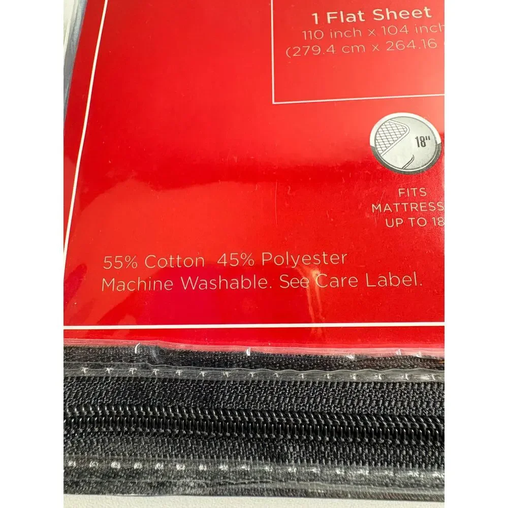 Fairfield Square Whitney 1000 Thread Count Luxury Sateen King Sheet Set Blue NWT
